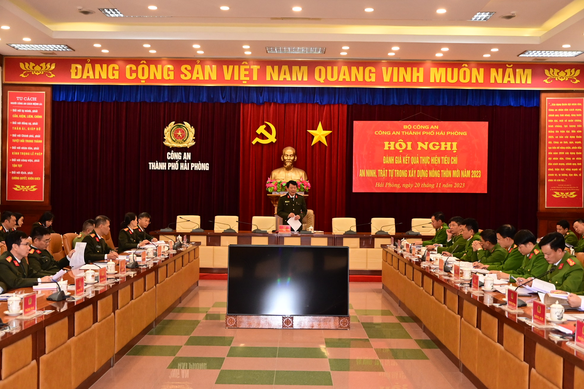 Đánh giá kết quả thực hiện các tiêu chí ANTT trong xây dựng nông thôn mới năm 2023